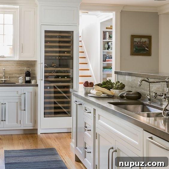 Elegant interior of a luxury coastal home, showcasing sophisticated design elements.