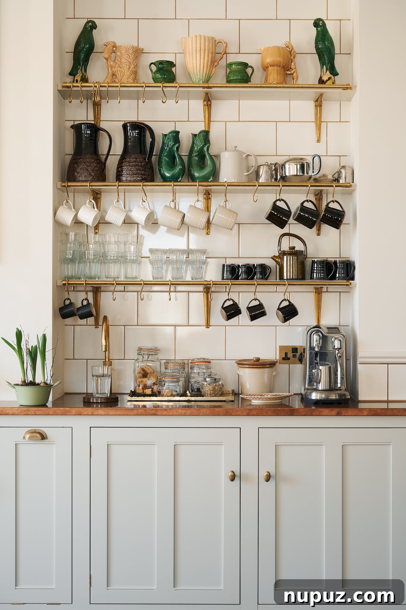Enduring Kitchen Aesthetics for Your Dream Renovation 8 Dedicated coffee bar and seating area in a deVOL kitchen, optimized for functionality