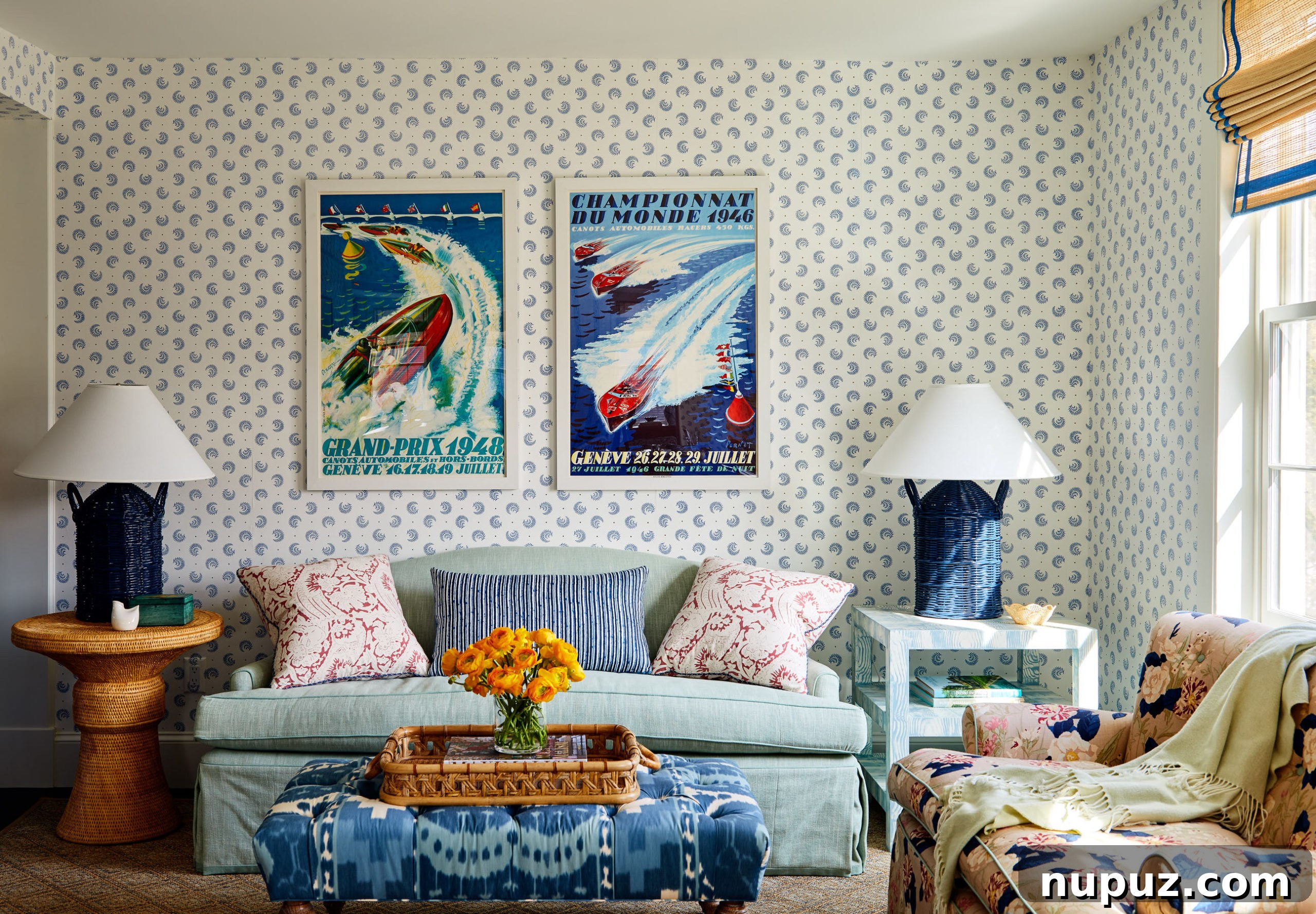 Creative display of personal collections and art adds unique character to a home. Focus on curated pieces. Photos by Read McKendree, Styled by Alexandra Morris, Construction & Contracting by RB Wood Contracting.
