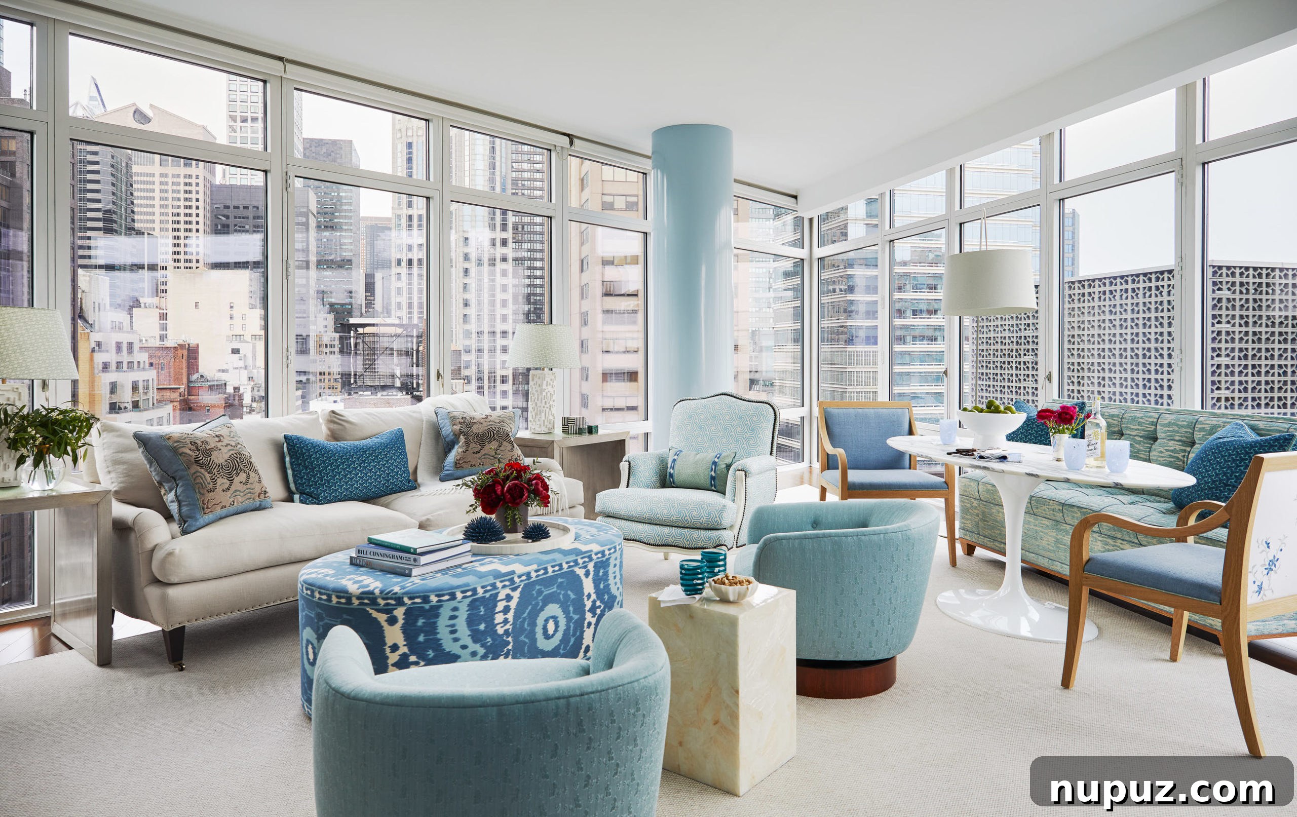 Stunning living room designed by Lilse Mckenna and photographed by Read McKendree Photography, embodying comfort, style, and timeless appeal.