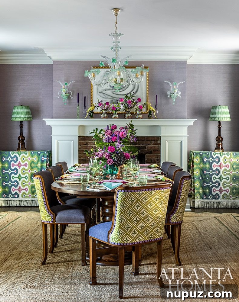 Curating Enchanting Spaces with Whimsy 7 Chic home office or library with custom built-in shelving, comfortable seating, and a sophisticated color palette, perfect for focus and relaxation.