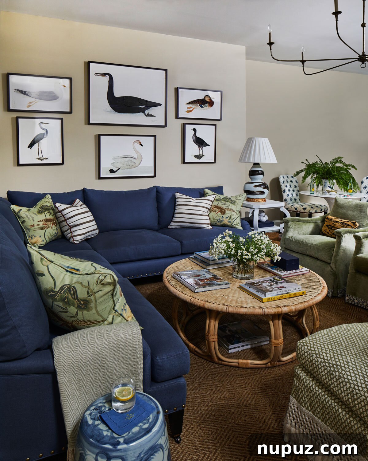 Elly Poston Interiors integrates contemporary elements to enhance functionality without compromising timeless appeal in bespoke living room designs.