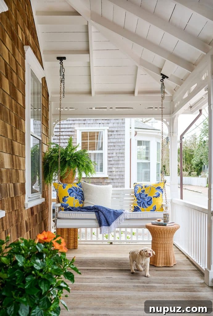 Bright and airy hallway or landing space, showcasing thoughtful architectural details and a harmonious flow between rooms in a Nina Liddle Design home.
