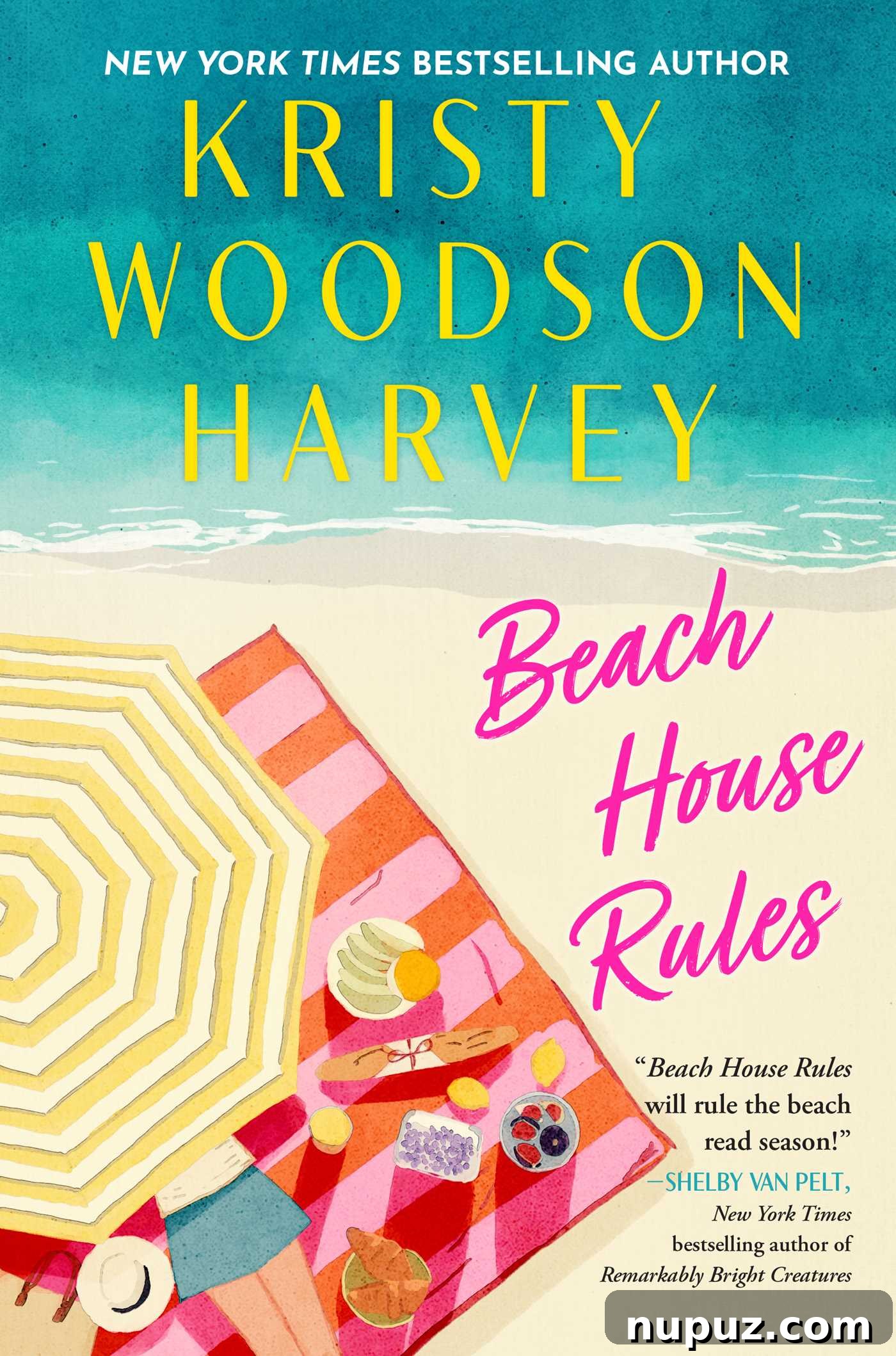 Beyond Beautiful: Nine Living Spaces That Master Style and Serenity 13 Book cover for Kristy Woodson Harvey's 'Beach House Rules', featuring a coastal scene.