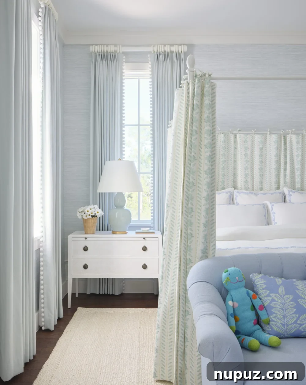 Kara Miller's Farmhouse Retreat 14 Detailed view of a beautifully curated space, possibly a home office or reading nook, showcasing intricate decor elements and personalized touches in Kara Miller's farmhouse. Photography by Brantley Photography.