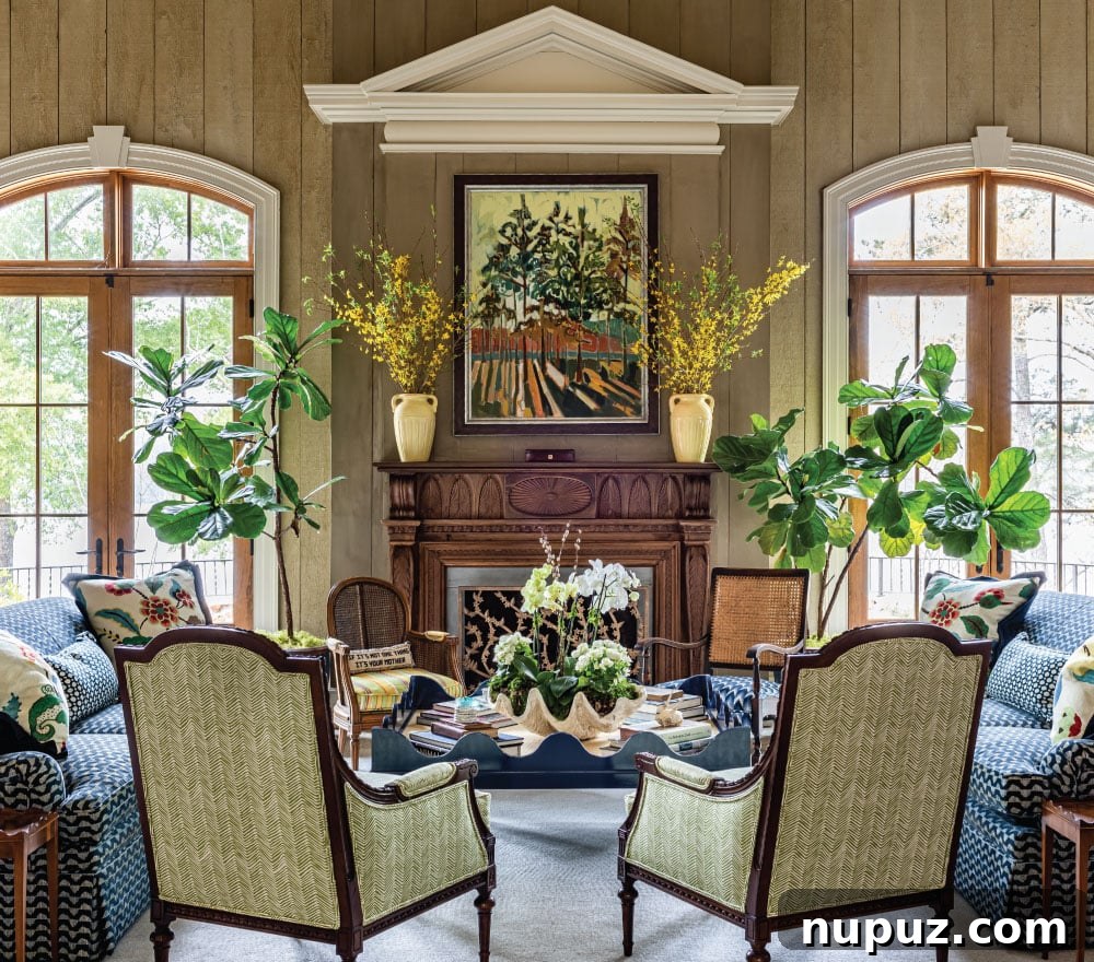 Timeless Elegance: 12 Classic Interiors to Inspire 2 Elegant and sophisticated living room designed by Alexa Stevenson Interiors, featuring plush seating, a statement coffee table, and thoughtful decor accents.