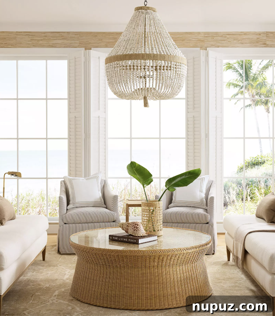 5 Dream Homes: A Masterclass in Style 2 Elegant living room with neutral tones, plush sofa, and stylish decor, ideal for fall refreshment.