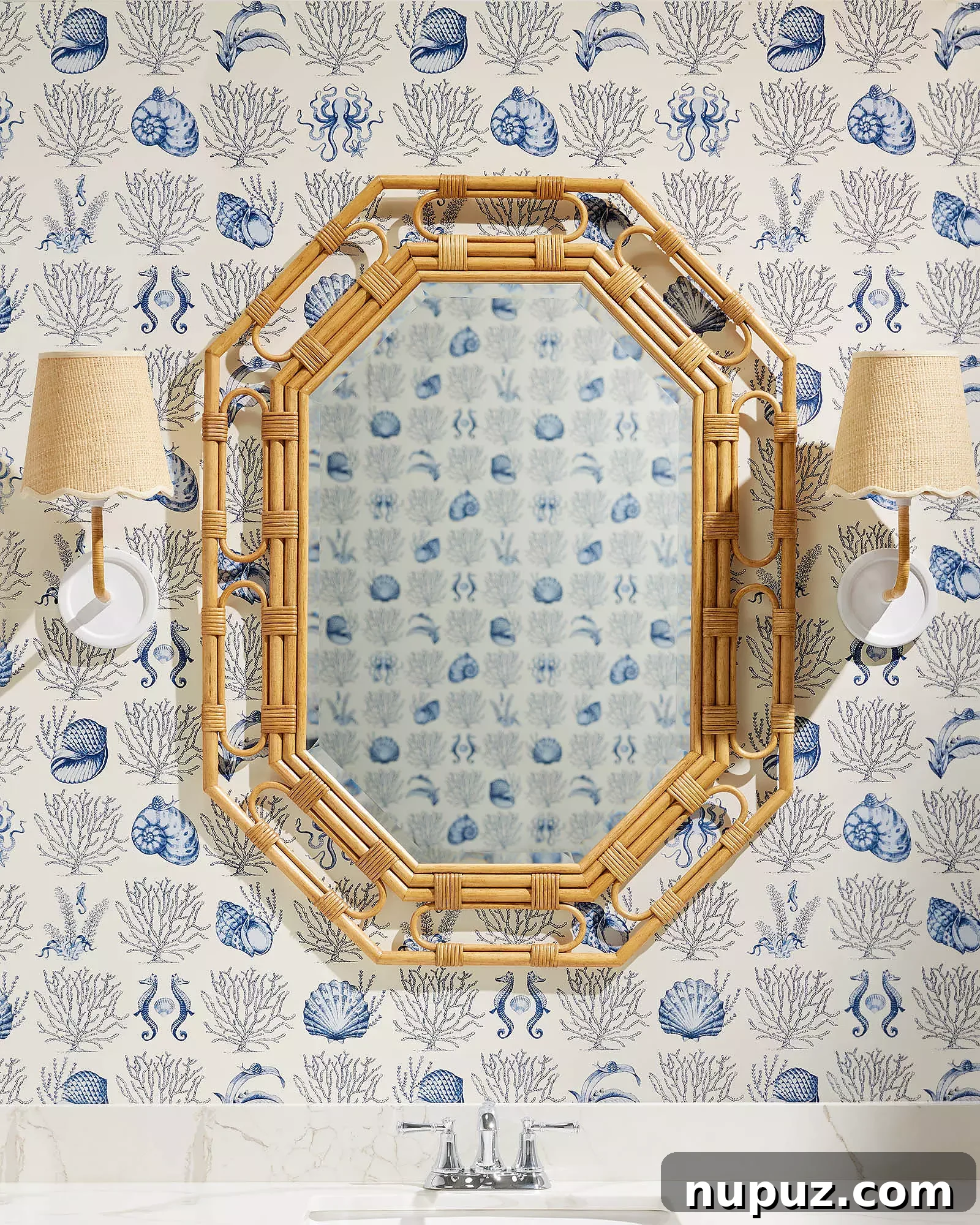 Transform Your Home With 10 Chic Lighting Fixtures 11 Luxurious bathroom with elegant wall sconces