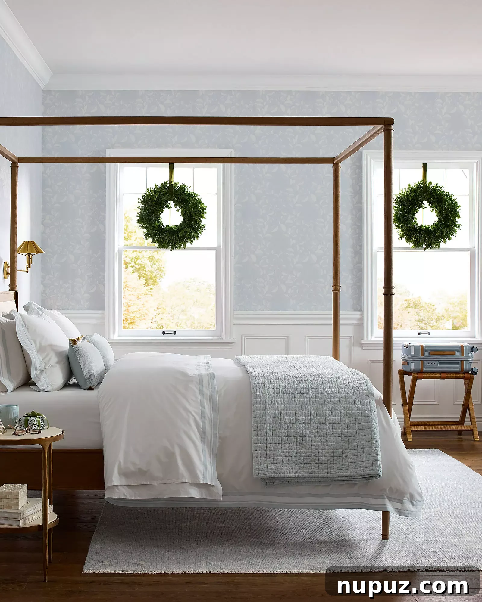 Transform Your Home With 10 Chic Lighting Fixtures 7 Cozy bedroom with chic lighting and decor