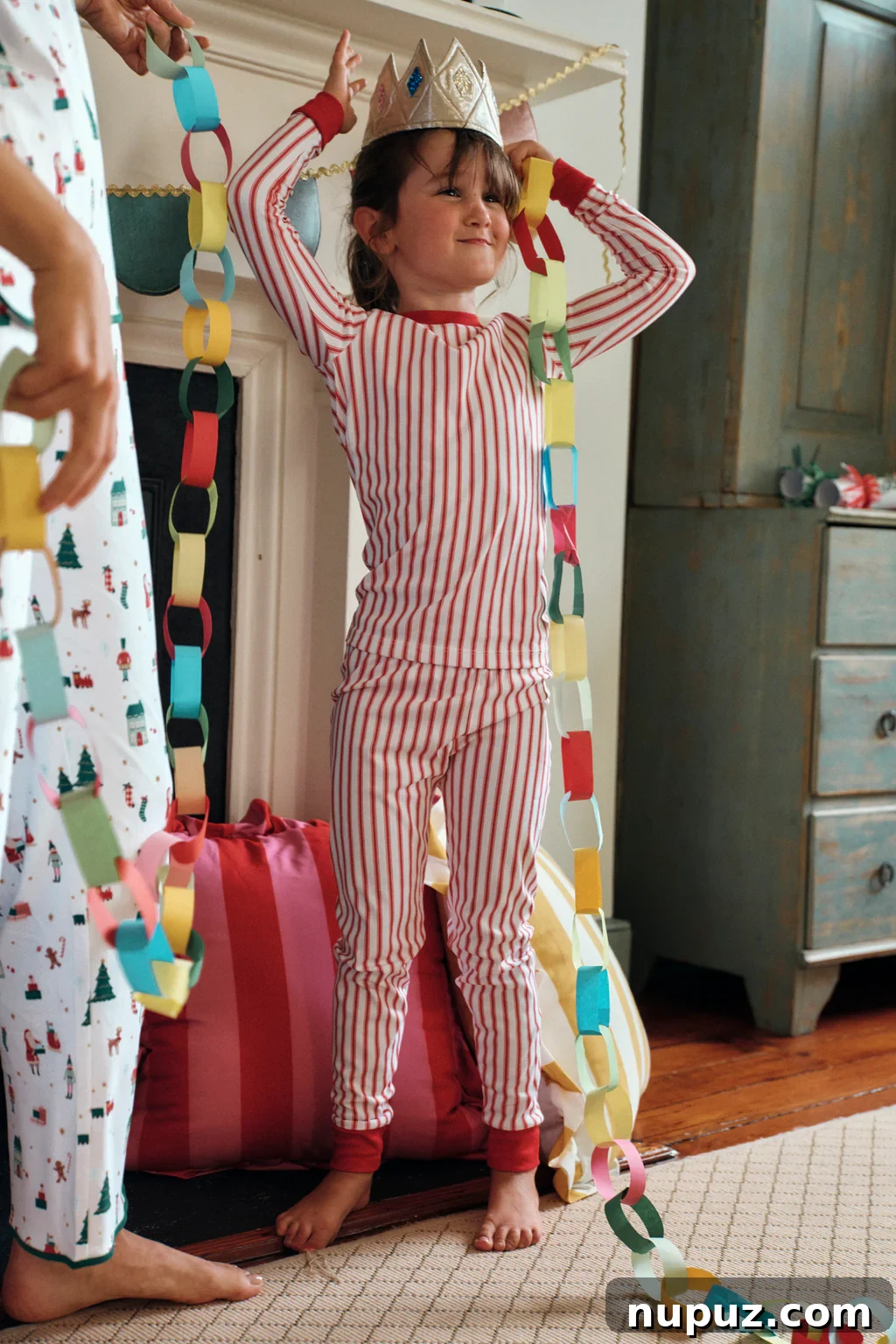 Cozy Christmas pajamas, ideal gift for holiday comfort and festive family traditions.
