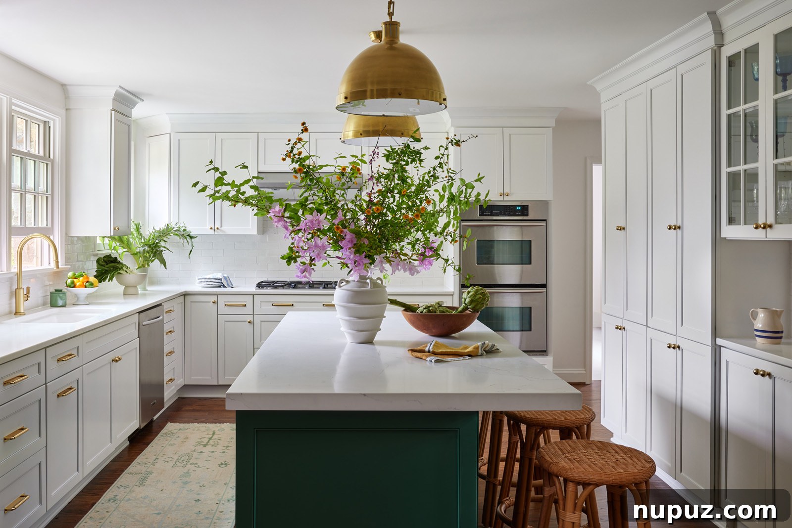 Inspiring Interiors: Designs That Breathe Freshness 9 Jennifer Hunter Design's bright and airy sunroom or den, featuring comfortable furniture, lush greenery, and large windows inviting natural light. Photo by Kirsten R Francis, styling by Frances Finds.