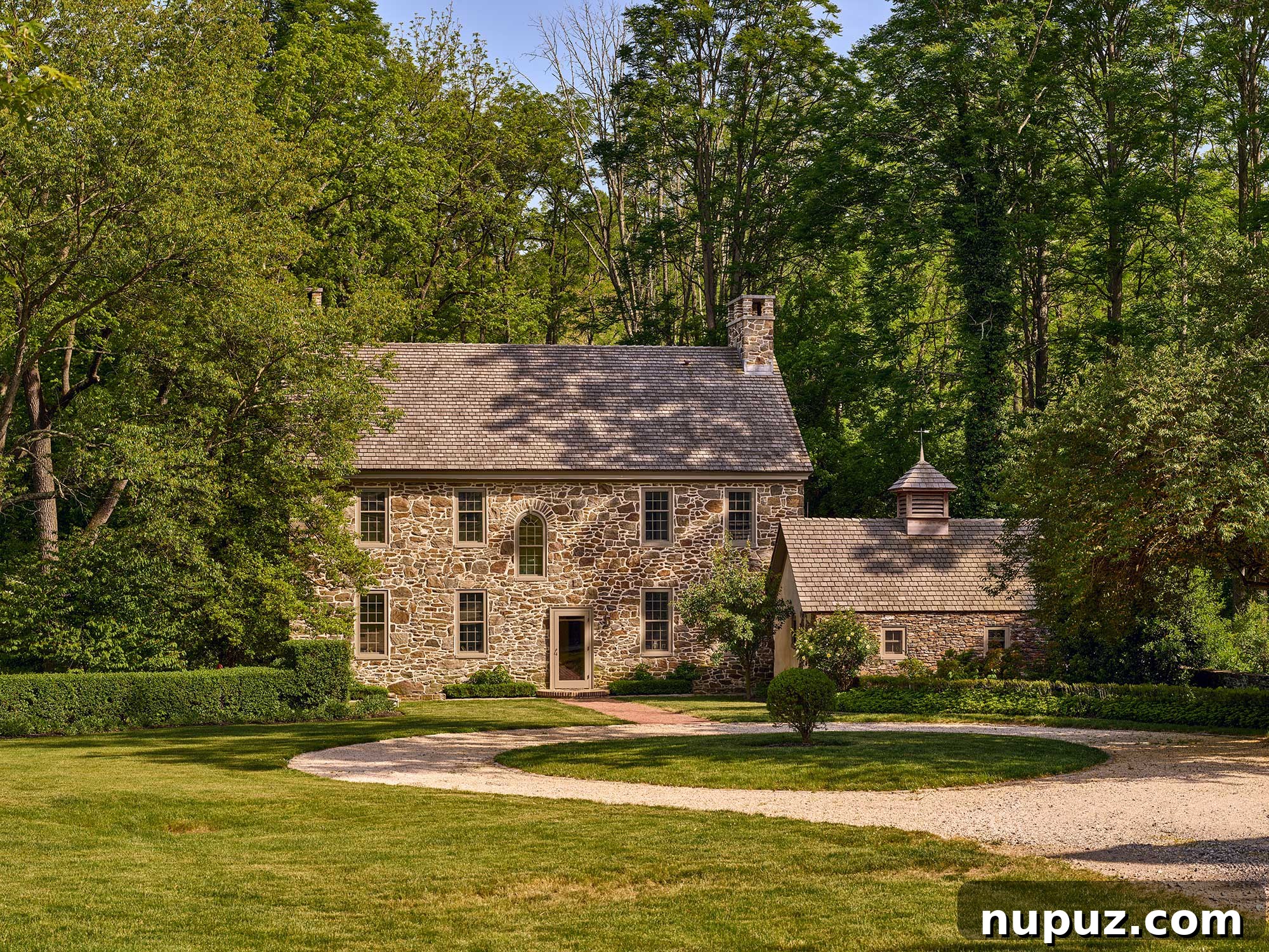 Fresh Interior Aesthetics for 2026 2 Stunning Pennsylvania stone house exterior, showcasing thoughtful restoration by Archer & Buchanan Architecture and Griffiths Construction.