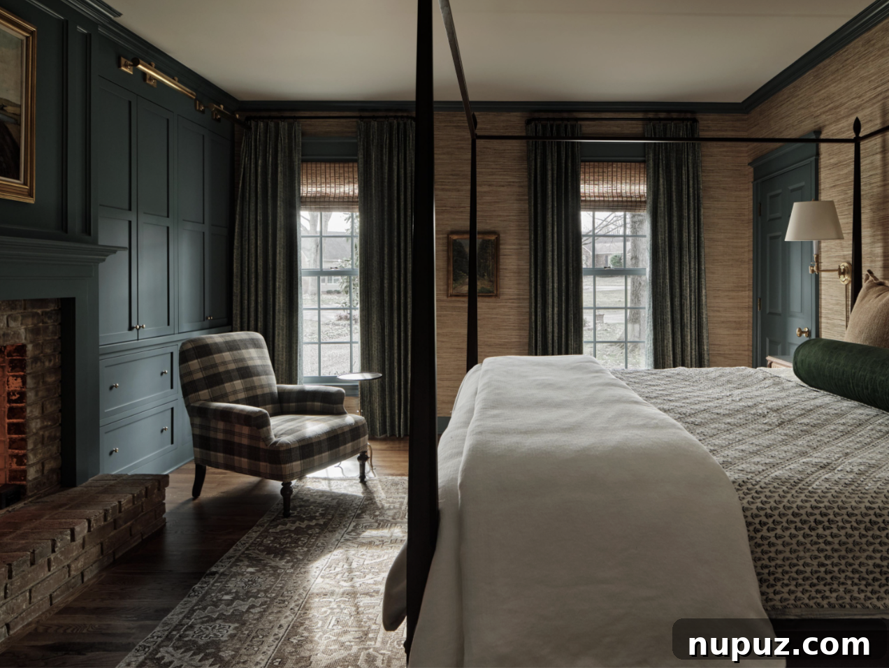 A sophisticated interior shot showing Sabbe Interior Design's blend of antique and modern elements in a family home setting. Photography by Joseph G. Bradshaw.