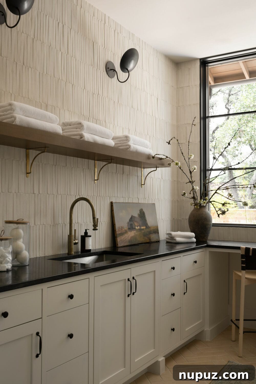 Designer Laundry Rooms: Turning Chores into Delightful Moments 3 Discover expert tips, creative ideas, and smart organization hacks to create laundry rooms that inspire you! Lucy Call Photography - Studio McGee Design