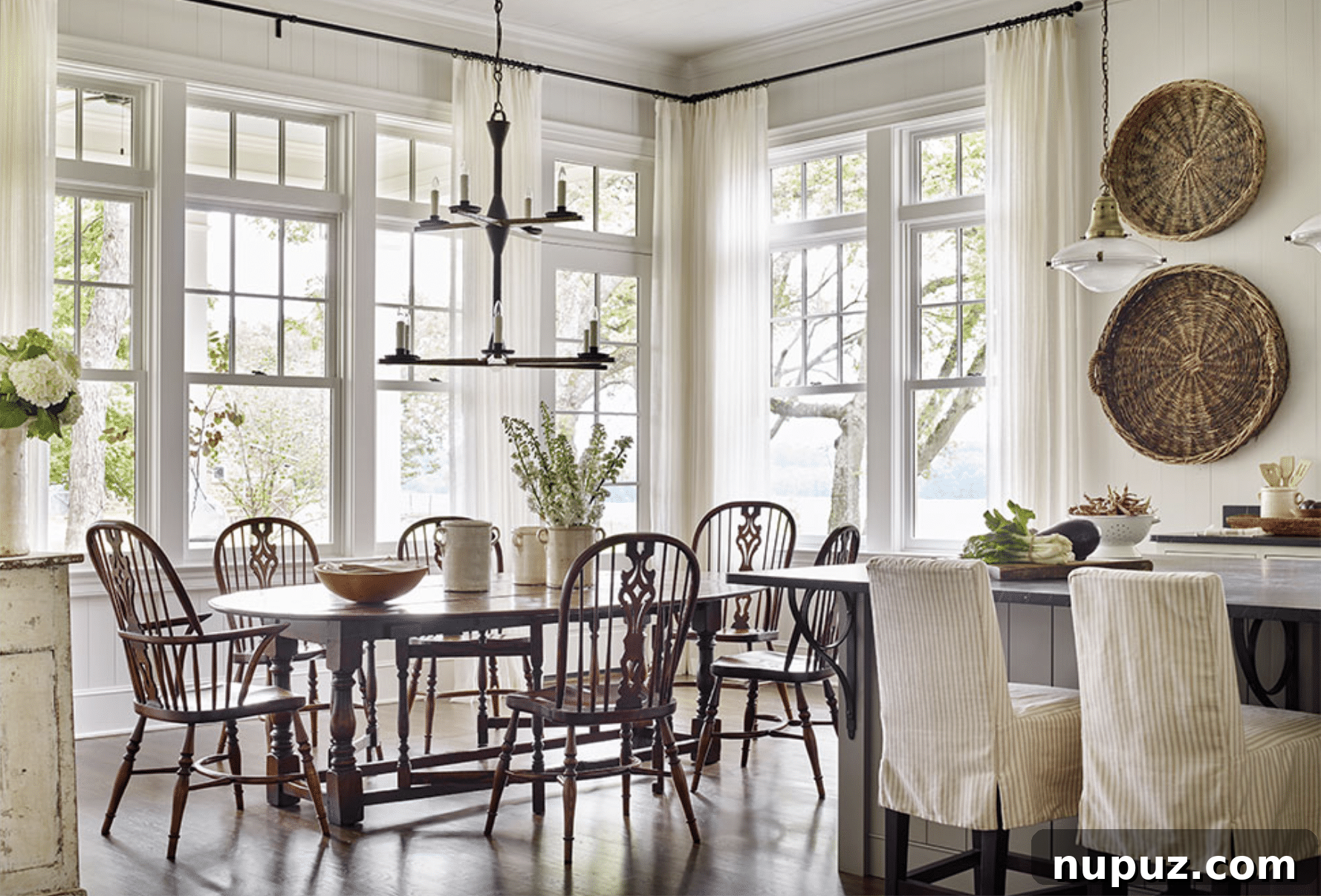 A Farmhouse Sanctuary of Enduring Style 2 Experience the timeless beauty of a classic farmhouse, designed by Barbara Westbrook and captured by Emily Followill, evoking warmth and charm in every detail.