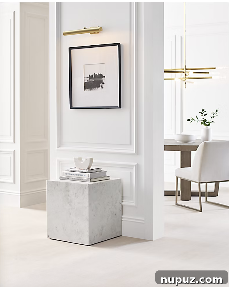A Farmhouse Sanctuary of Enduring Style 5 Sophisticated living room showcasing classic farmhouse lighting fixtures, elegant decor, and inviting textures, enhancing the overall charm.