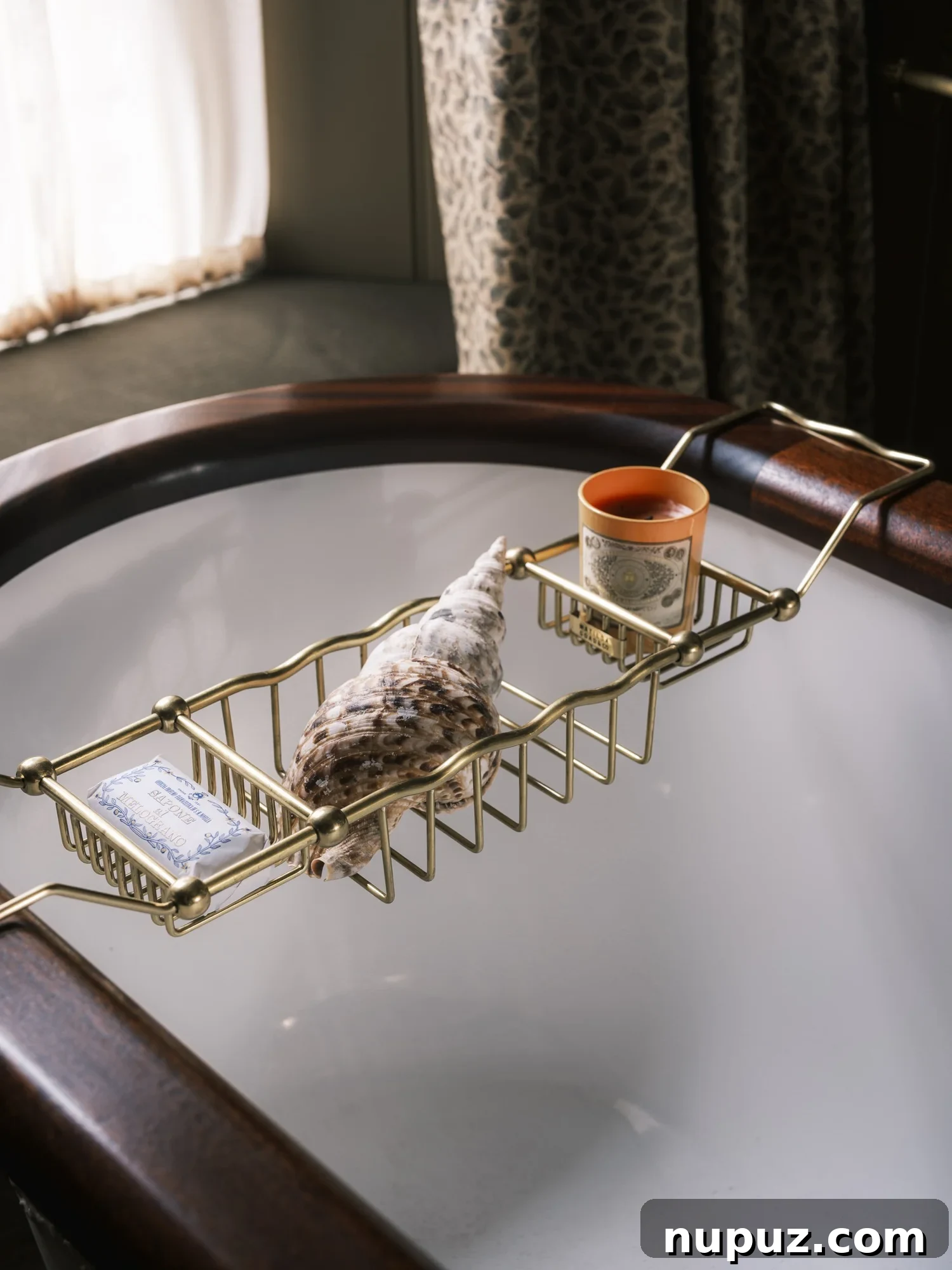 10 Steps to Your At-Home Spa Oasis 14 A collection of luxurious spa essentials beautifully arranged in a tranquil bathroom setting, inviting relaxation and self-care.