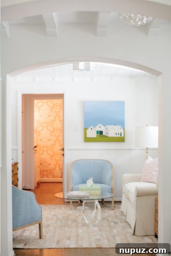 Collins Interiors Designs blue and white