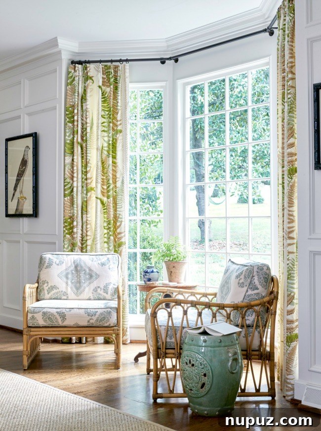 wood paneled walls with rattan chair Sarah Bartholomew Interior Design