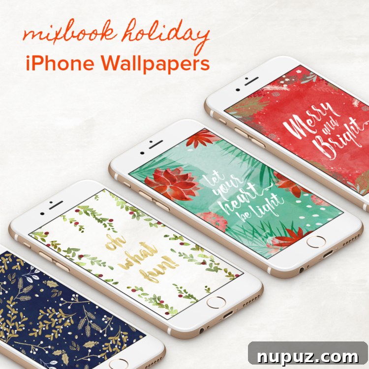 Personalized iPhone wallpapers featuring cherished family photos, a unique digital gift idea for loved ones