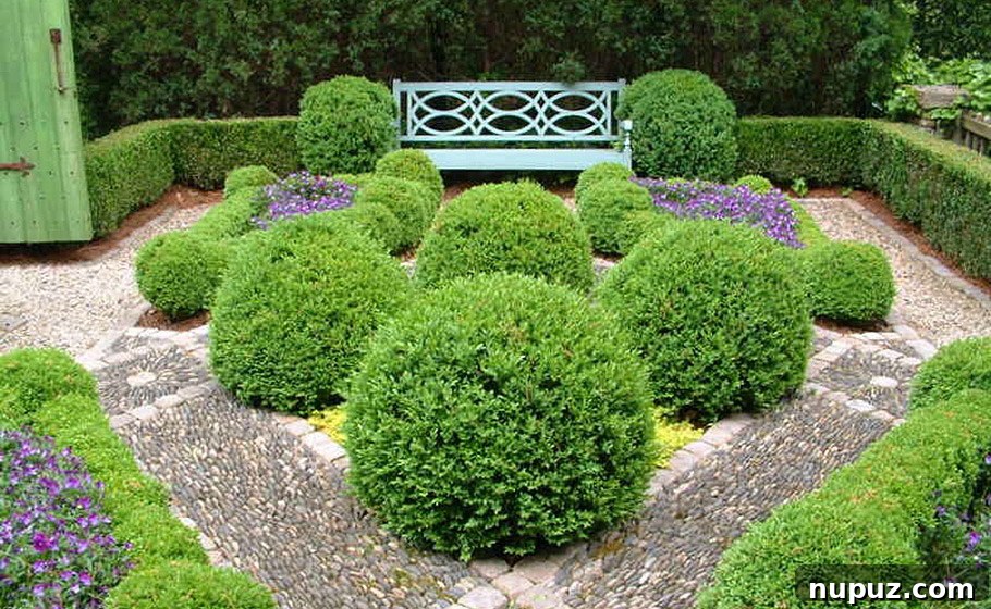 Integrated Formal Garden and Home Landscape by Howard Design Studio
