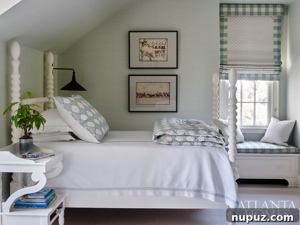Buckhead's Charming Cottage Sanctuary 15 Buckhead Cottage bedroom with a charming window seat