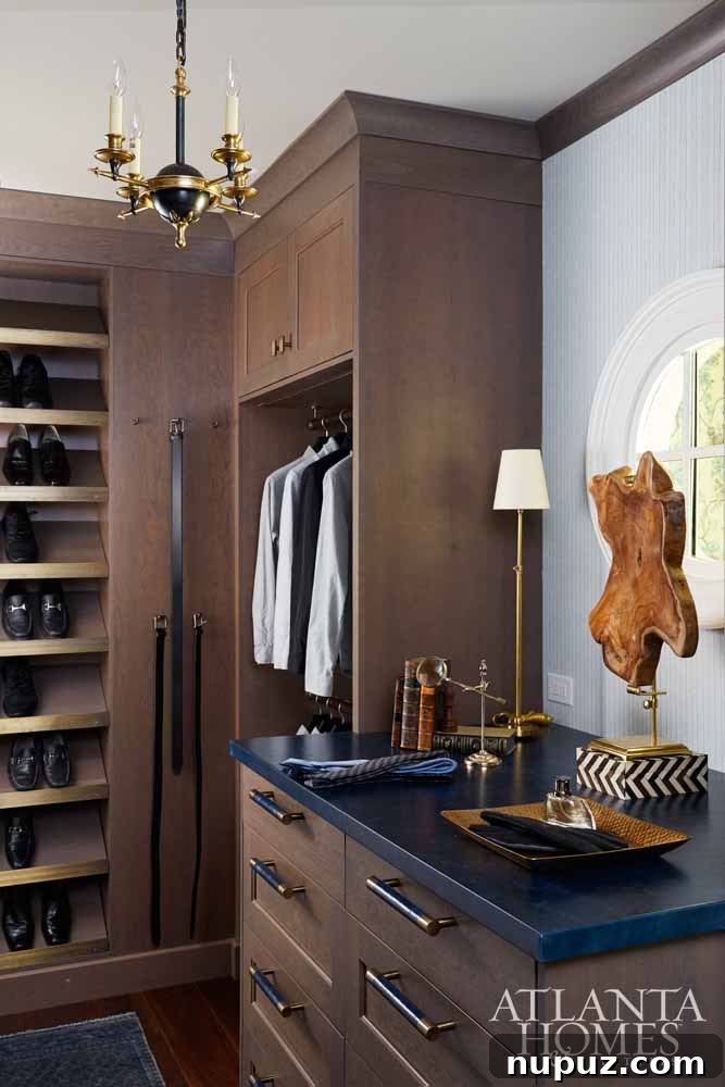 2017 Southeastern Designer Showhouse spacious walk-in closet
