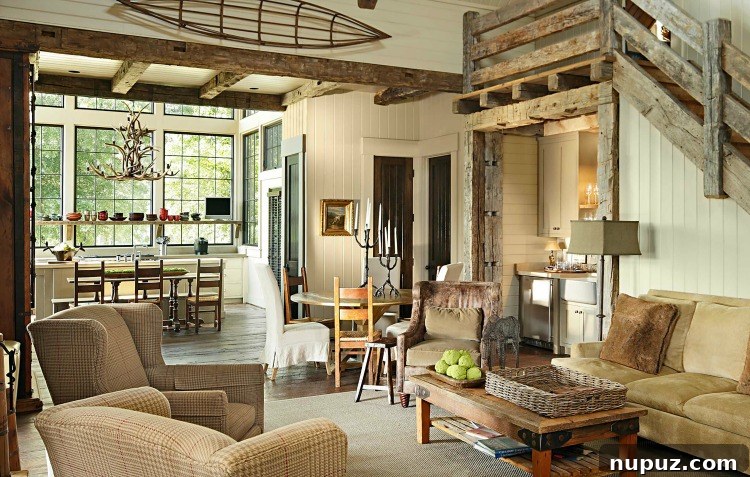 Cozy bedroom with a grand four-poster bed, elegant drapery, and soft lighting, designed by Jeffrey Dungan