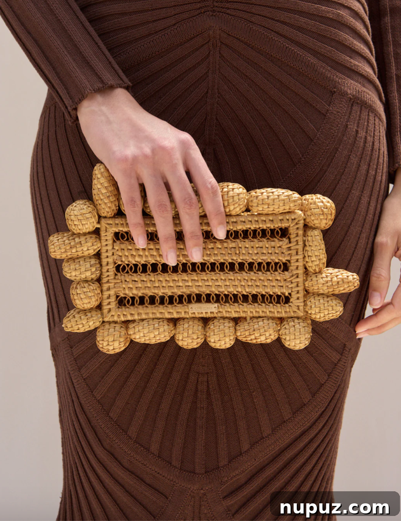 An Atlanta Family's Serene Sanctuary 3 Stylish Textured Handbags from Cult Gaia for a Chic Lakeside Look