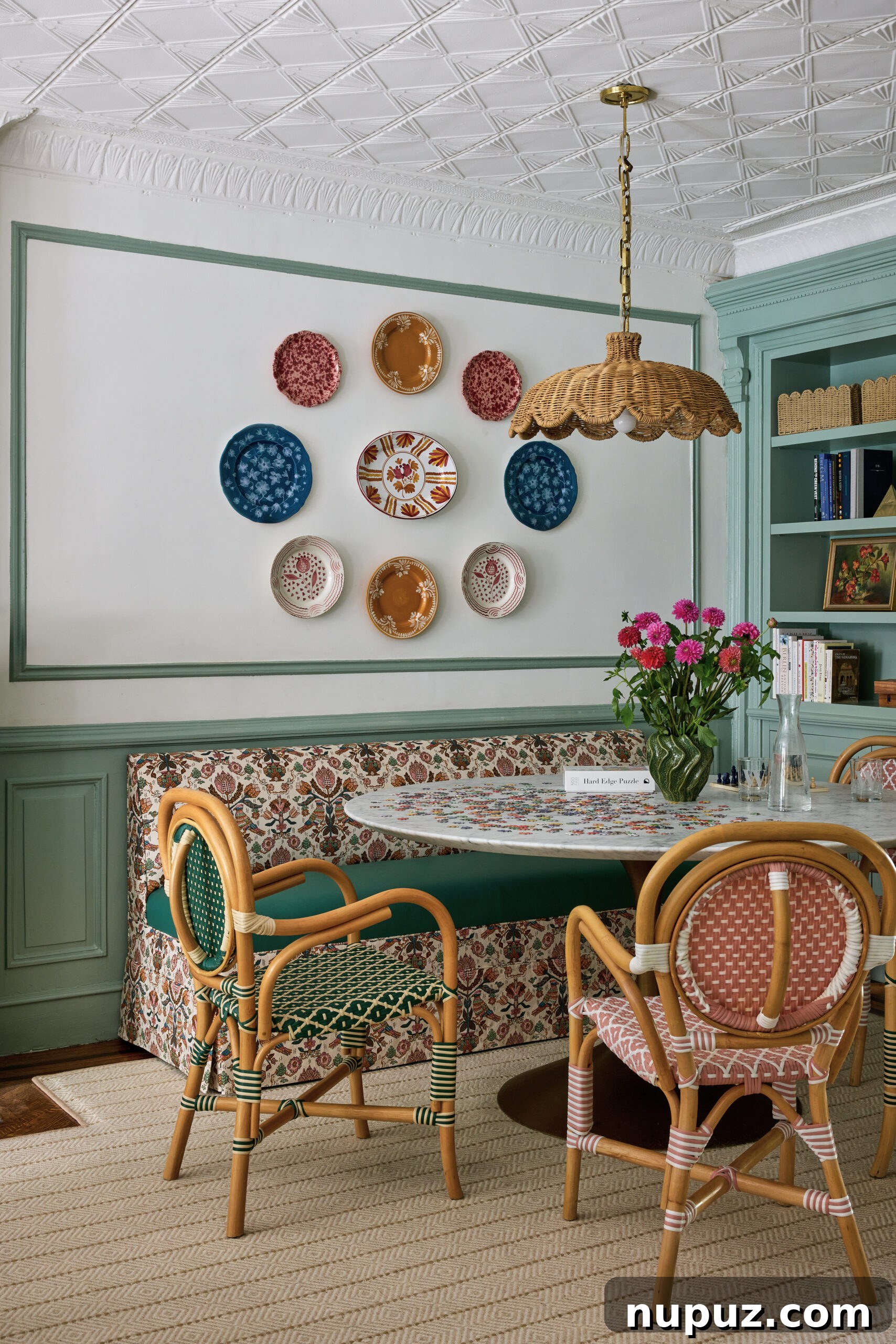 Luxurious living room details showcasing bespoke furnishings