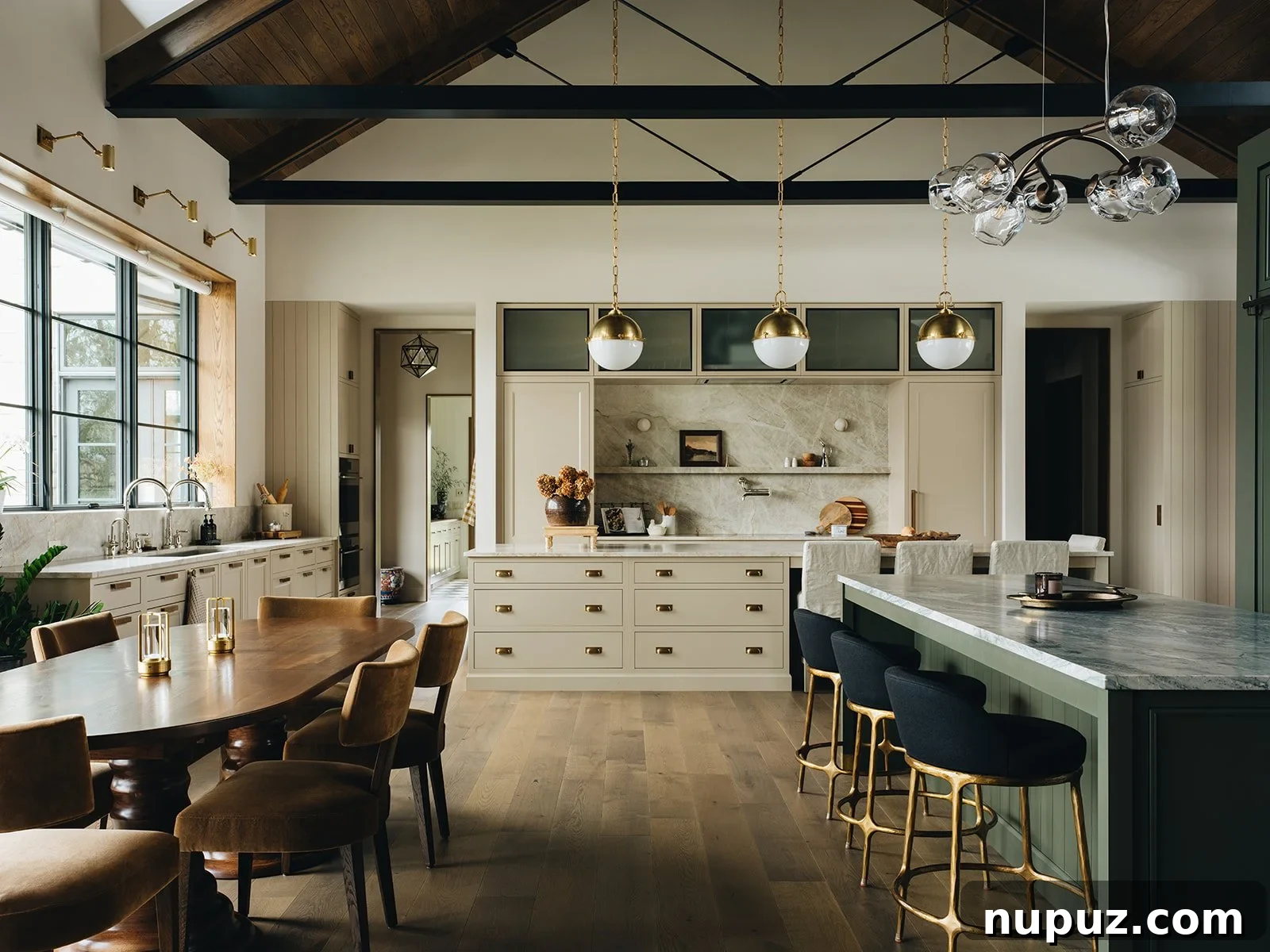 Inside a Modern River House: Jean Stoffer Design Tour 6 Cozy nook and modern accents in the river house