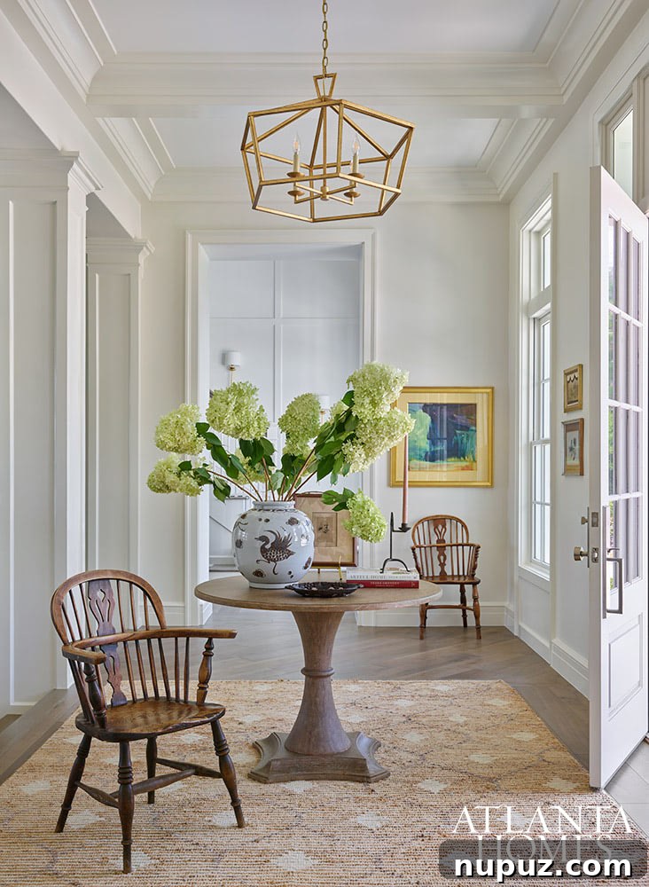 Round entry table