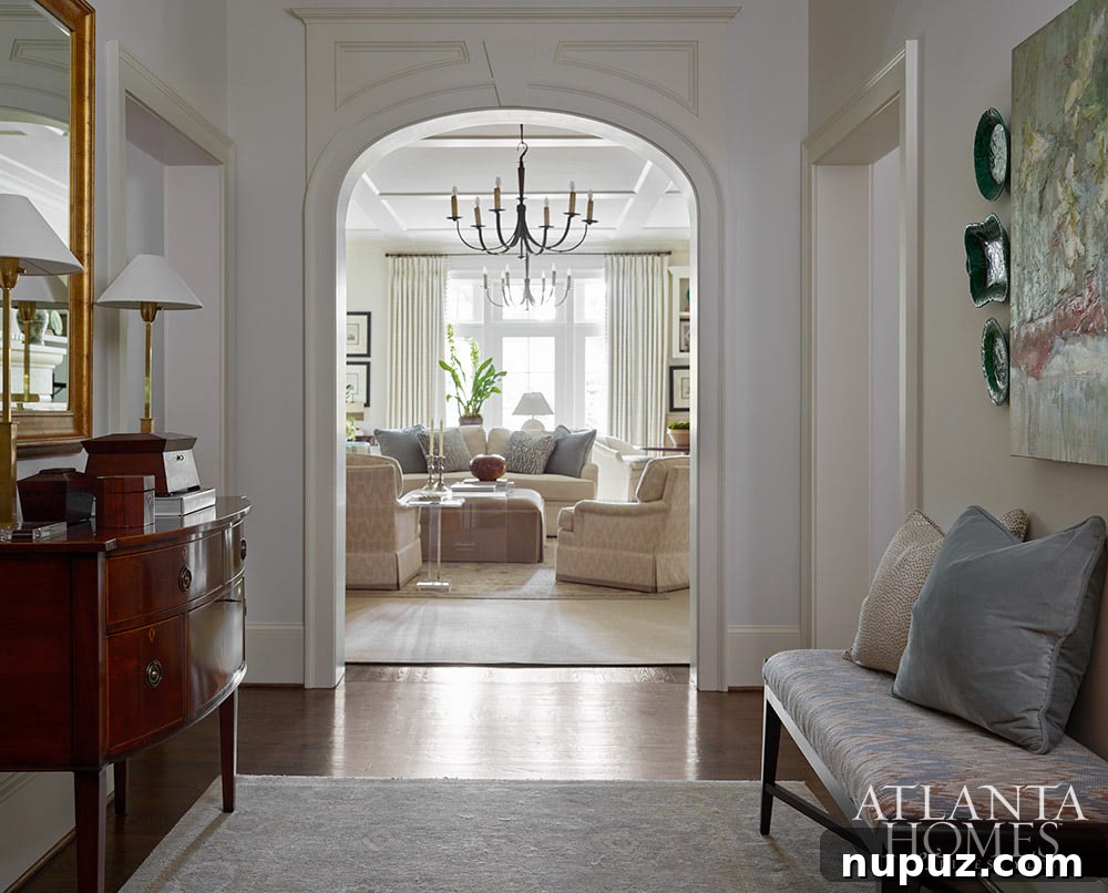 This gorgeous Atlanta, Georgia condo fits a lot of style into a smaller space. It's a perfect example of classic city living with timeless interior design done right. Interior Design: Lauren Davenport, Davenport Designs,  Original Architect: Clay Ulmer, Renovation Builder: Matthew Morris, MT Morris Construction, | Photographer: Emily Followill Photography