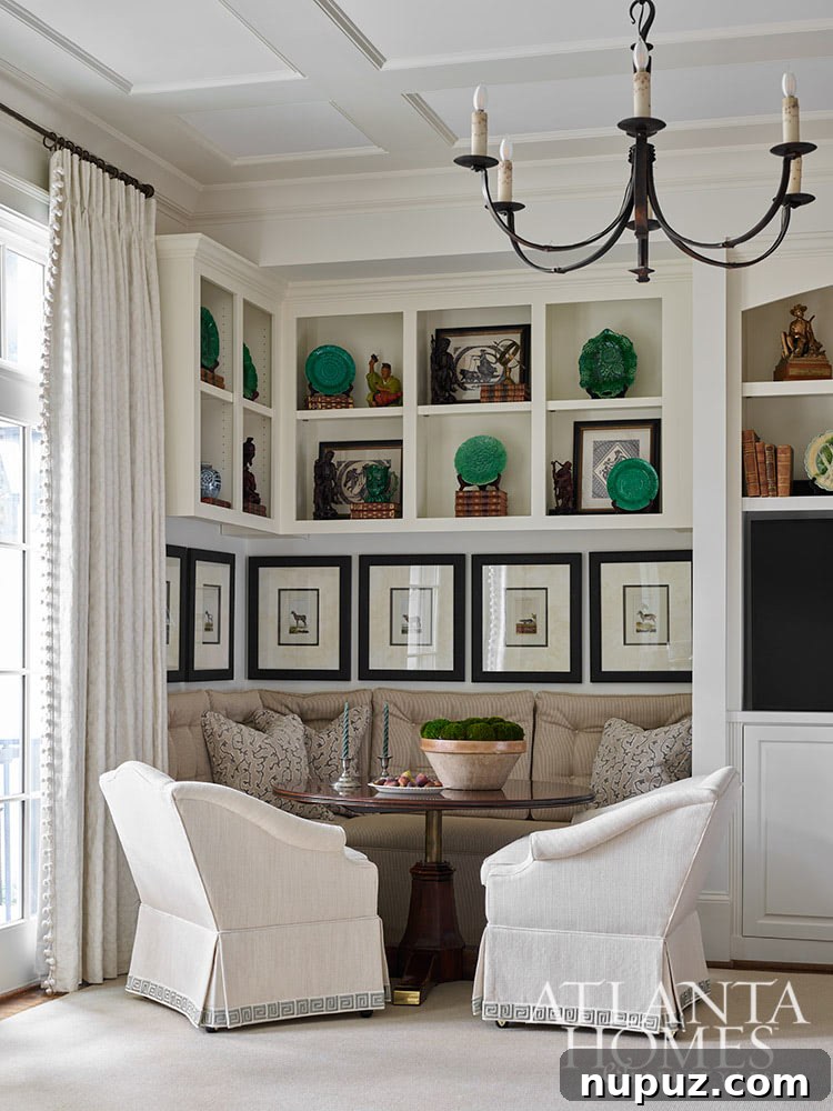 This gorgeous Atlanta, Georgia condo fits a lot of style into a smaller space. It's a perfect example of classic city living with timeless interior design done right. Interior Design: Lauren Davenport, Davenport Designs,  Original Architect: Clay Ulmer, Renovation Builder: Matthew Morris, MT Morris Construction, | Photographer: Emily Followill Photography