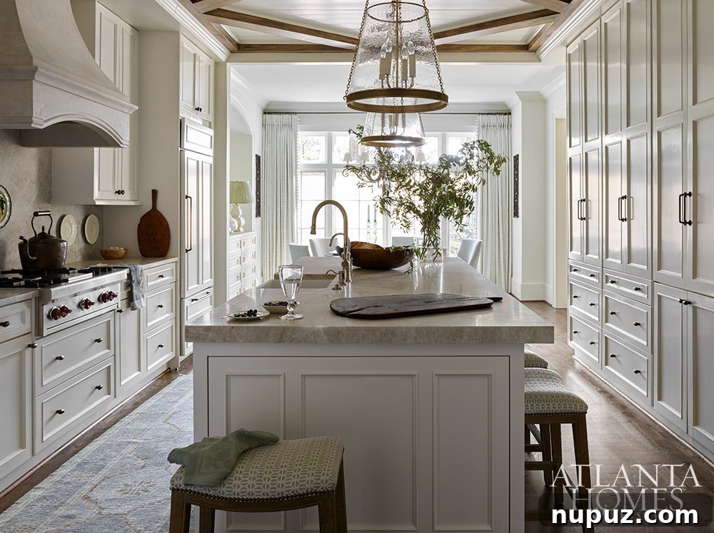 This gorgeous Atlanta, Georgia condo fits a lot of style into a smaller space. It's a perfect example of classic city living with timeless interior design done right. Interior Design: Lauren Davenport, Davenport Designs,  Original Architect: Clay Ulmer, Renovation Builder: Matthew Morris, MT Morris Construction, | Photographer: Emily Followill Photography