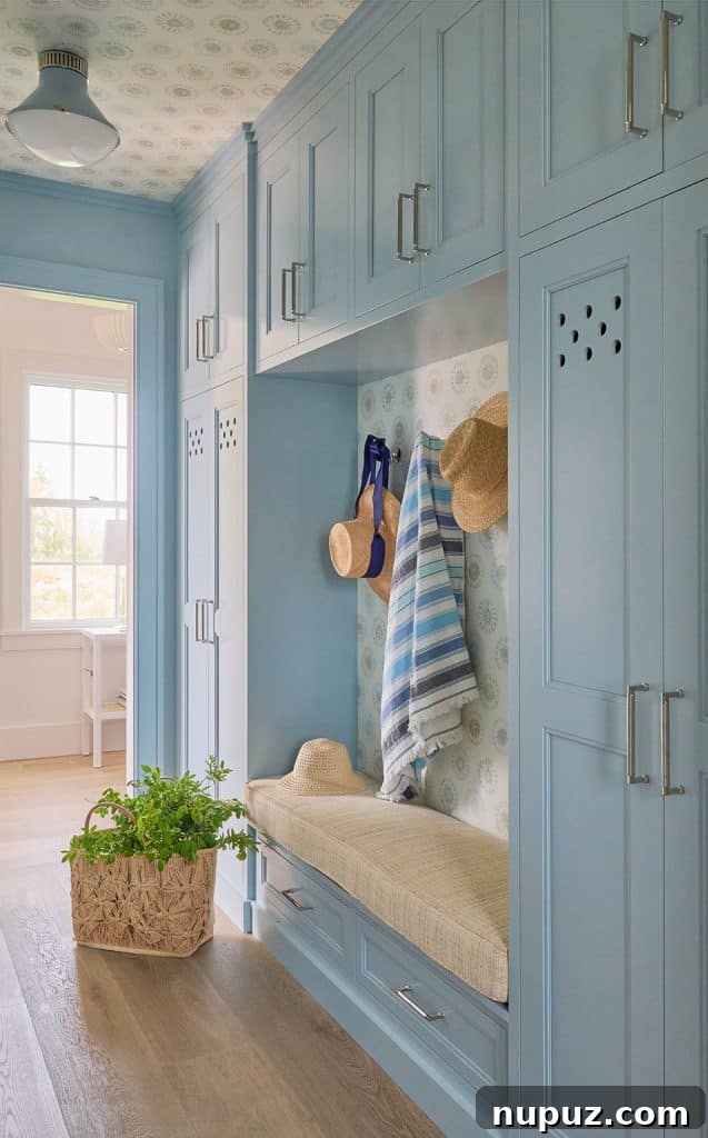 Entryway with classic styling