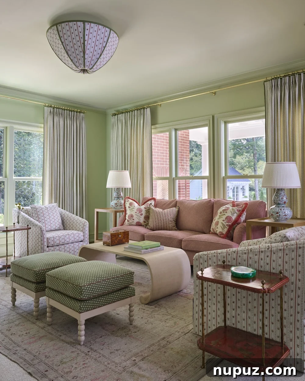 Elegant living room by Jenkins Interiors